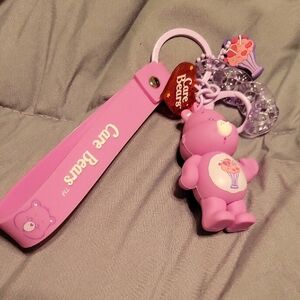 Care Bears Purple Keychain Plush
